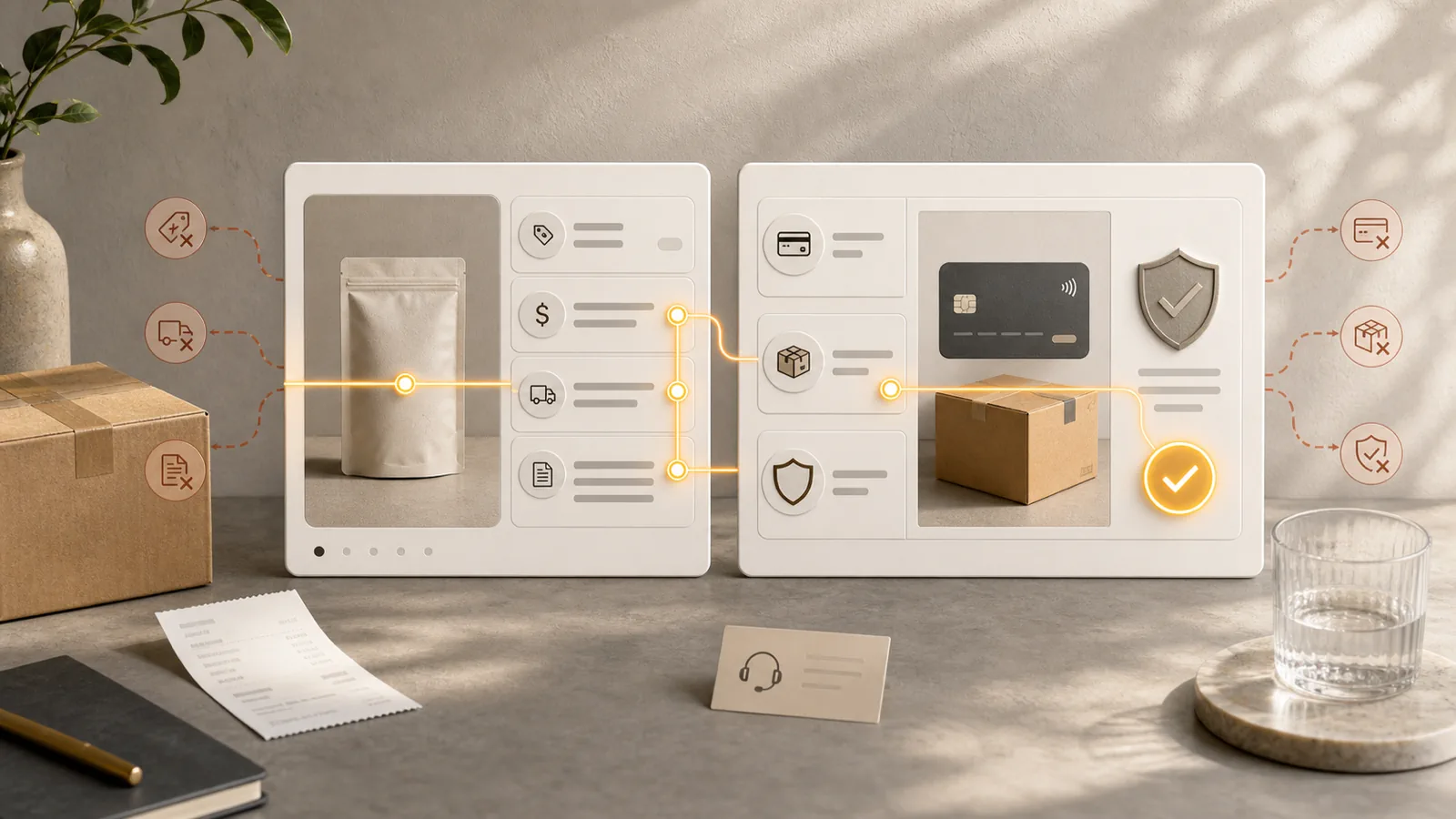 Cart and checkout path confirming product price, delivery, support, and payment confidence