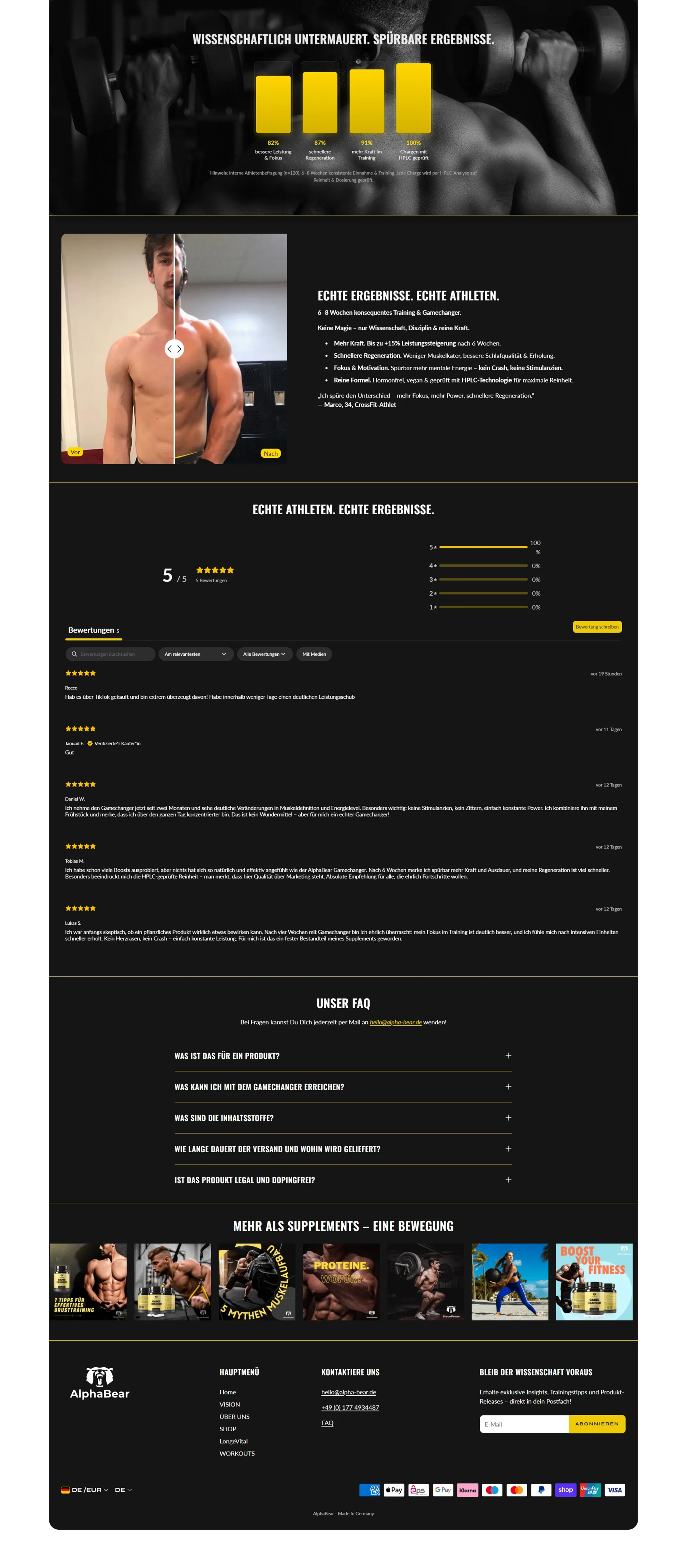 Alpha Bear project screen 8