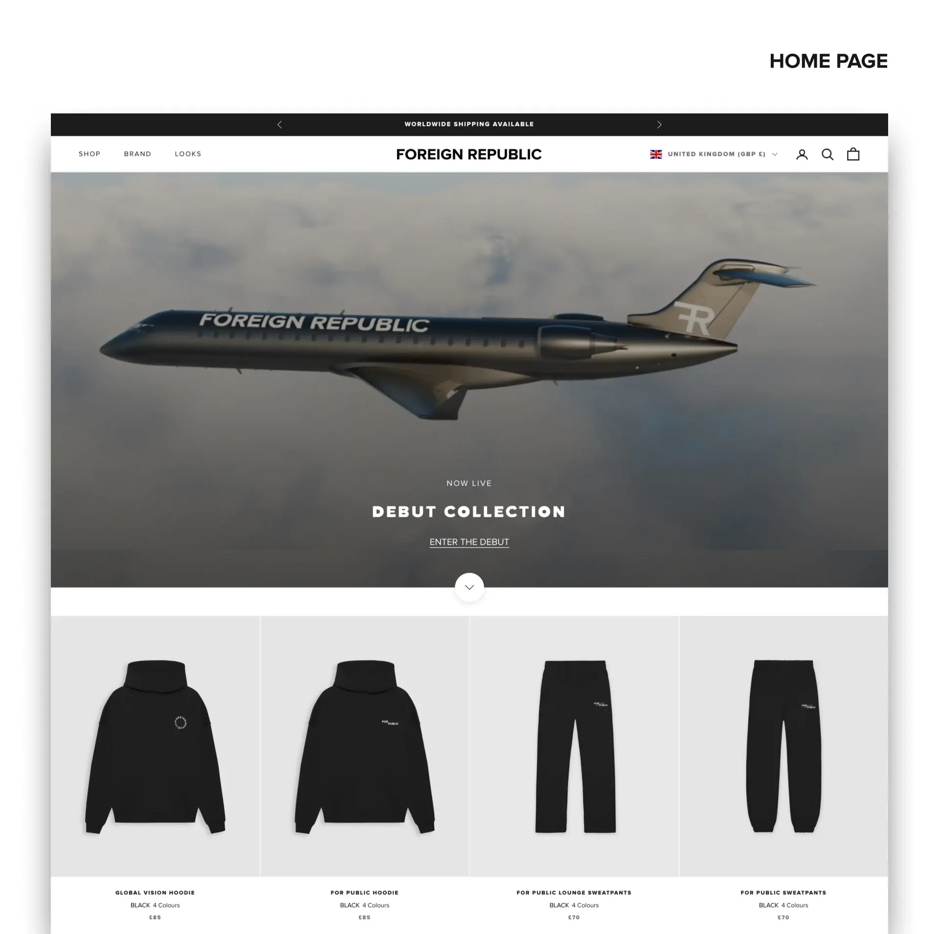 Foreign Republic project screen 4