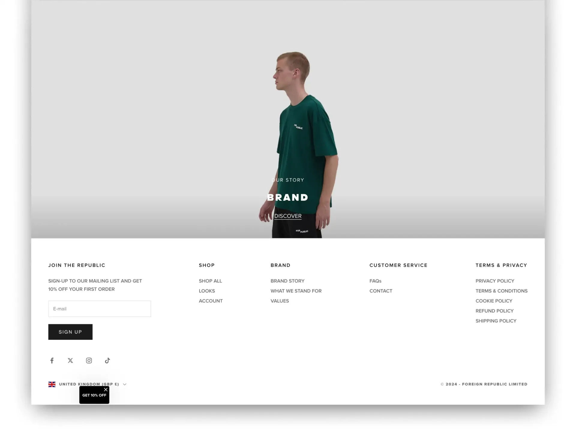 Foreign Republic project screen 6