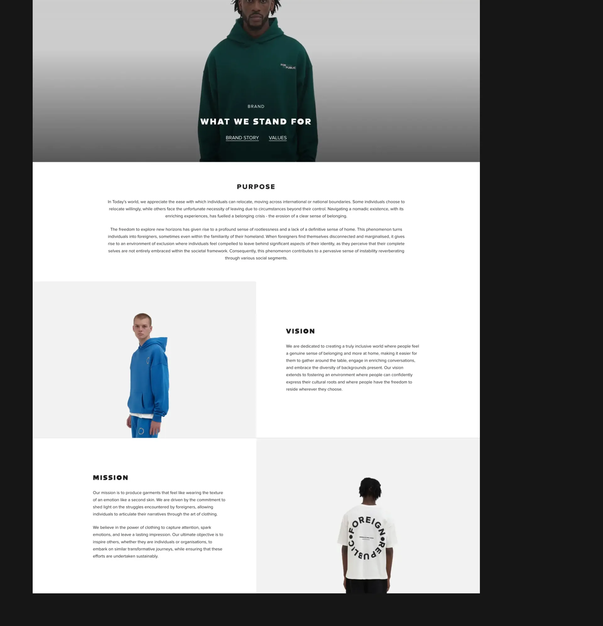 Foreign Republic project screen 9