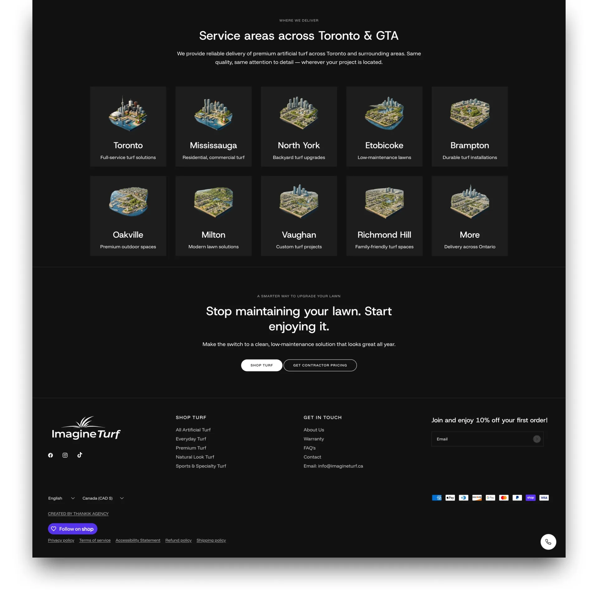 Imagine Turf project screen 7