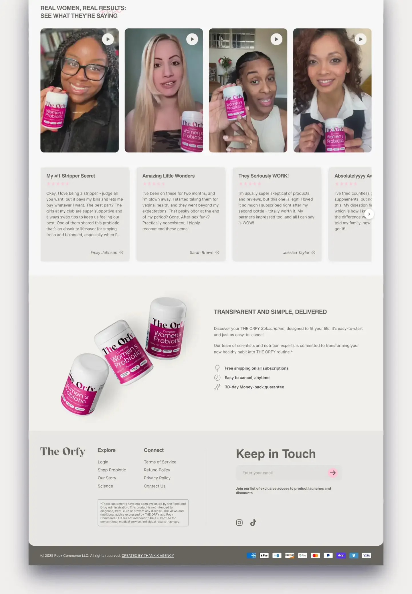 The Orfy project screen 5