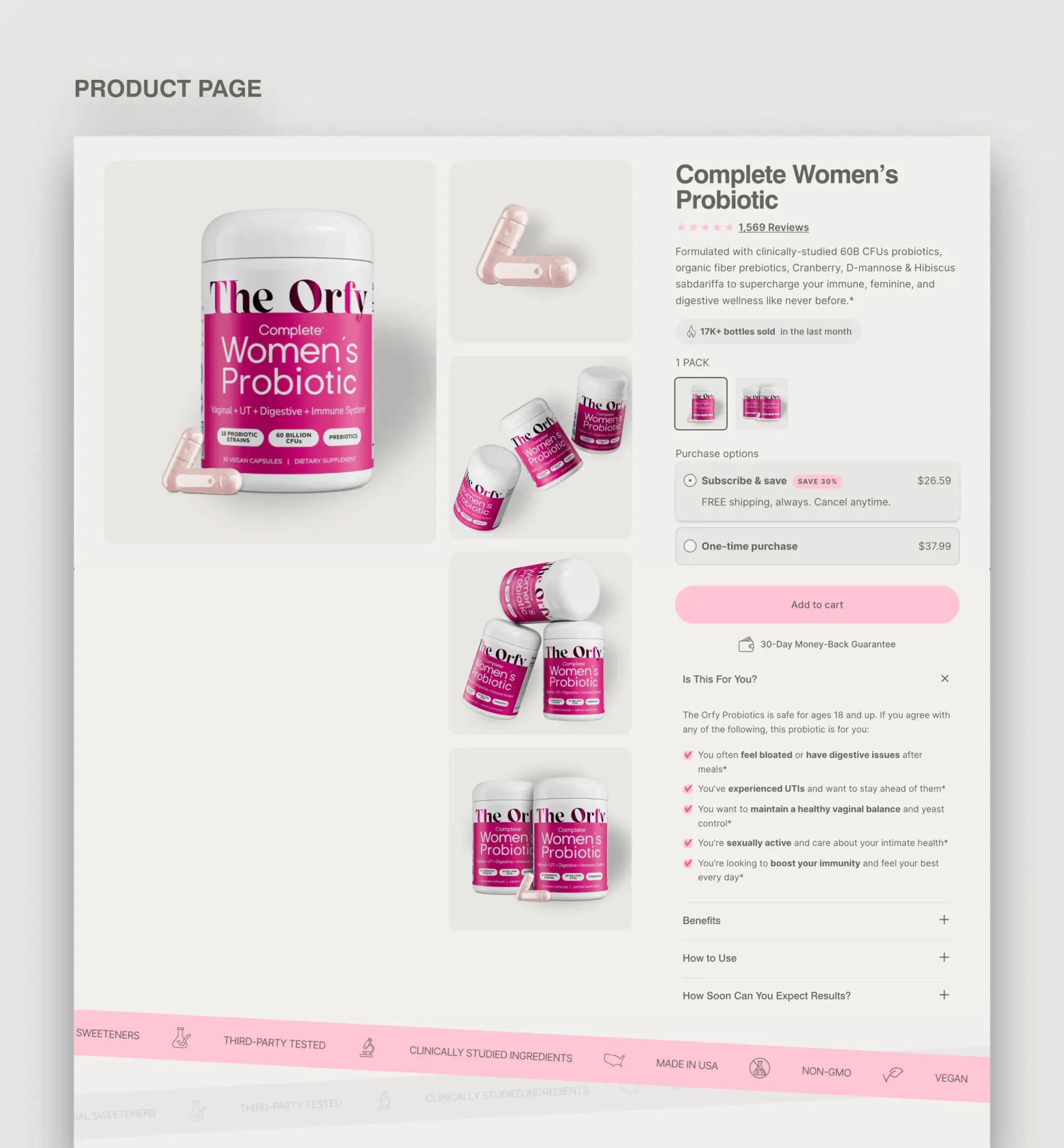 The Orfy project screen 6