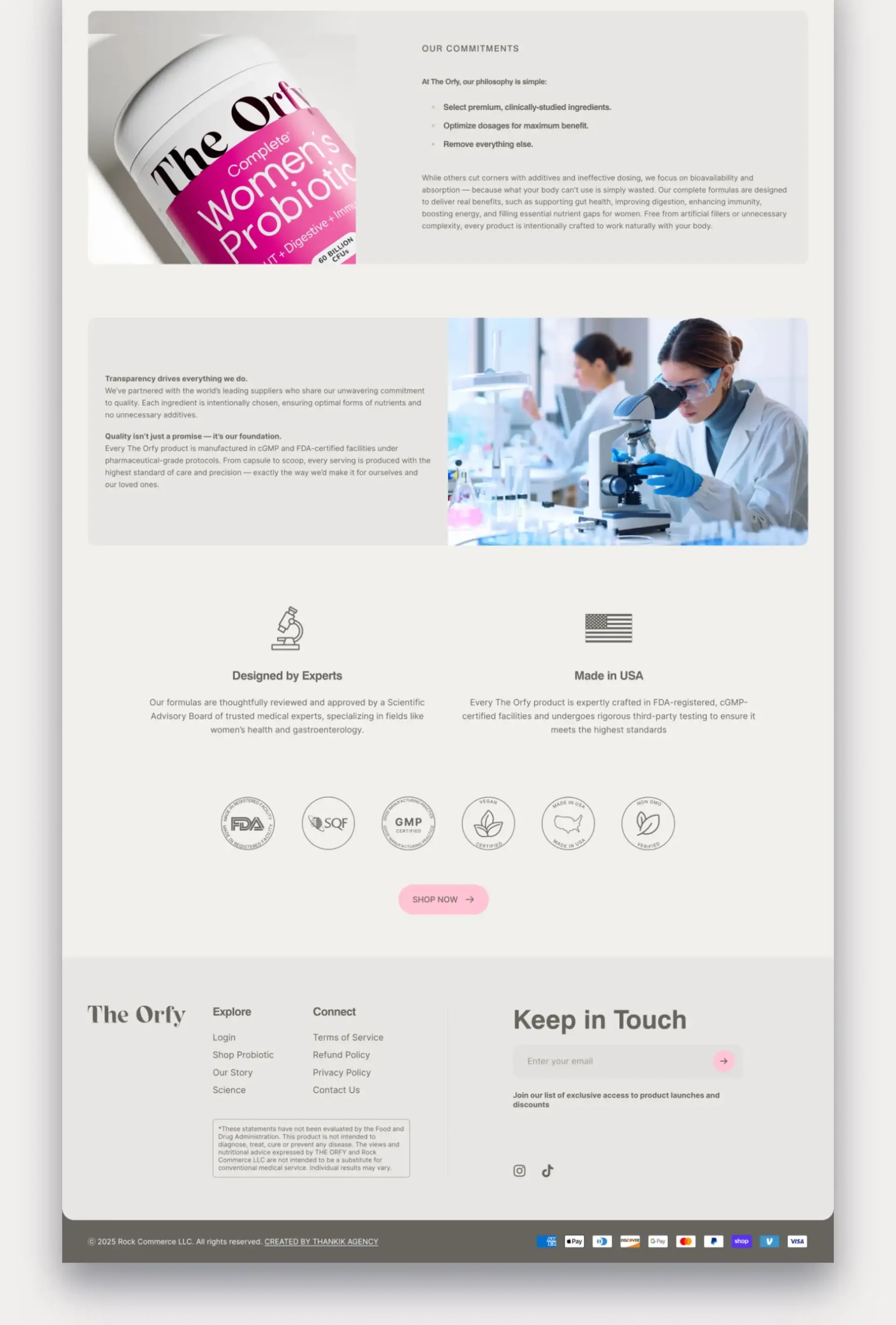 The Orfy project screen 10