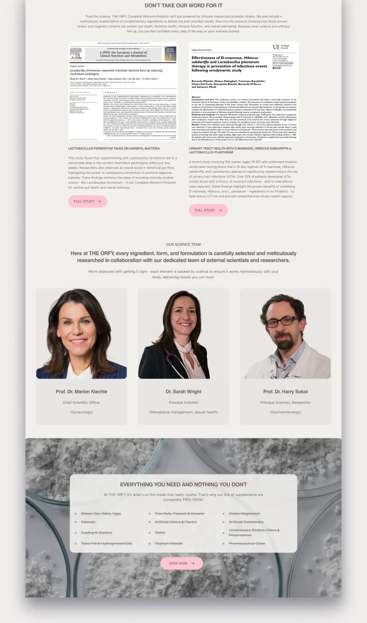 The Orfy project screen 12